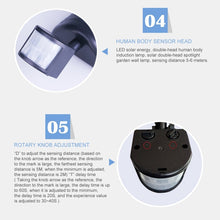 Load image into Gallery viewer, 22 LED Outdoor Solar Light Dual Detector Motion Sensor