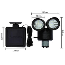 Load image into Gallery viewer, 22 LED Outdoor Solar Light Dual Detector Motion Sensor