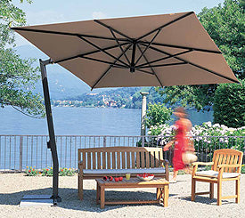 C-05  FIM C Series Aluminum Frame Hexagonal 10.5' Offset Umbrella