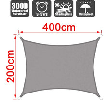 Load image into Gallery viewer, Waterproof Large Shade Sail
