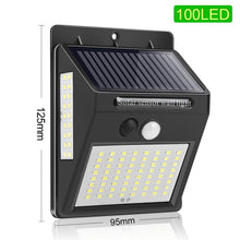 Load image into Gallery viewer, 144 -100 LED Solar Light Outdoor / Solar Lamp PIR Motion Sensor
