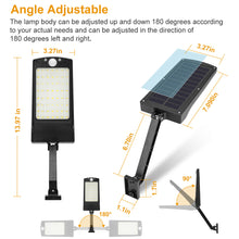 Load image into Gallery viewer, Powerful Remote Control Upgraded 56 LED Solar Light
